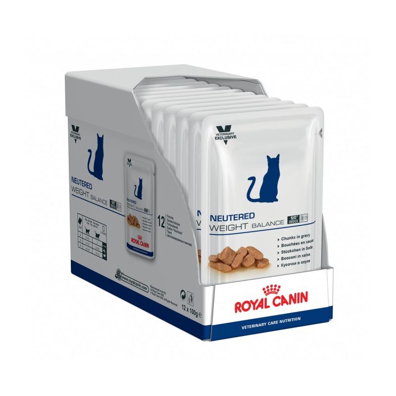 Royal Canin Vet Care Nutrition Cat Neutered Weight balance   12 x 100 g