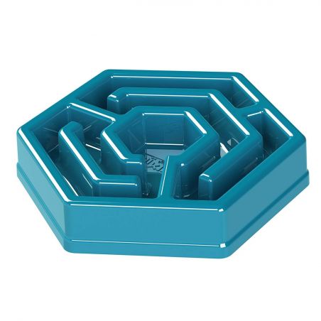 Aïkiou Gamelle anti glouton Hexa Bowl pour chien