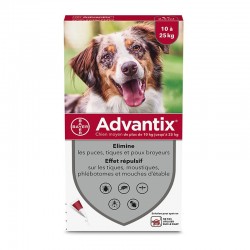 Advantix chien moyen de 10...