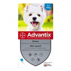 Advantix petit chien de 4 à...