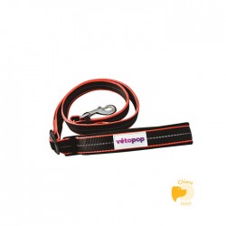 Laisse Pop Noir / Orange