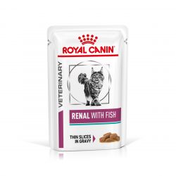 Royal Canin Veterinary Diet Cat Renal Poisson en sauce - 12 x 85 g