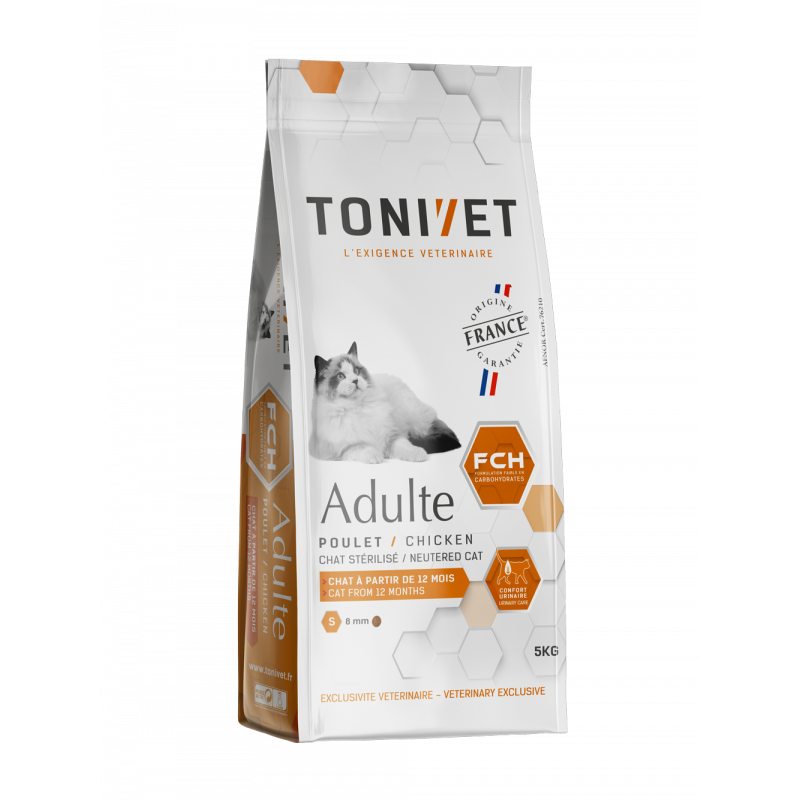 Tonivet Chat Adulte Poulet 5kg Tonivet Chat Adulte Poulet 5kg