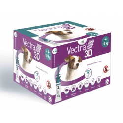 Vectra 3D chiens de 4 à 10 kg - JungleVet