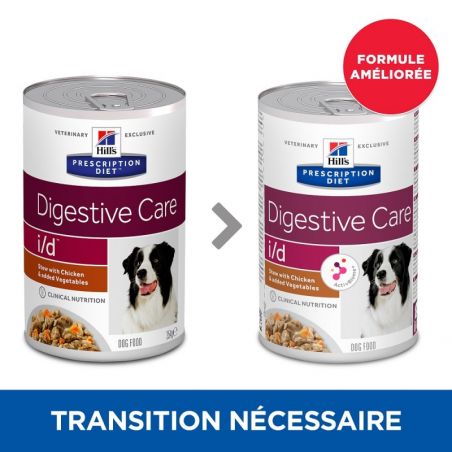 Hill's Prescription Diet Canine I/D AB+ Mijotés 12 boîtes de 354g