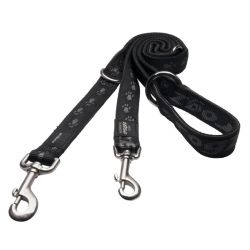 Laisse Alpinist Rogz multiple noire pour chien