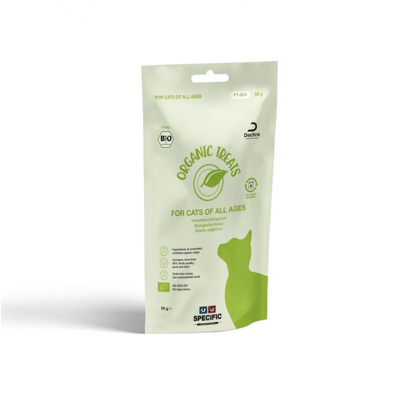 Specific Chat FT Bio Organic Treats - JungleVet Specific Chat FT Bio Organic Treats - JungleVet