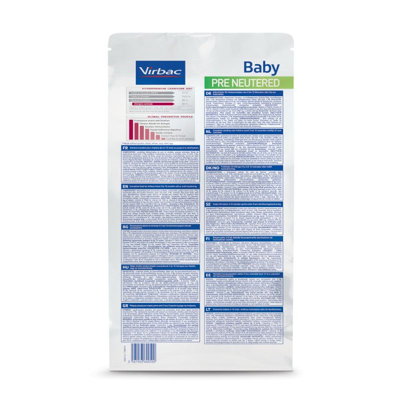 Veterinary HPM Baby Pre Neutered Cat Veterinary HPM Baby Pre Neutered Cat