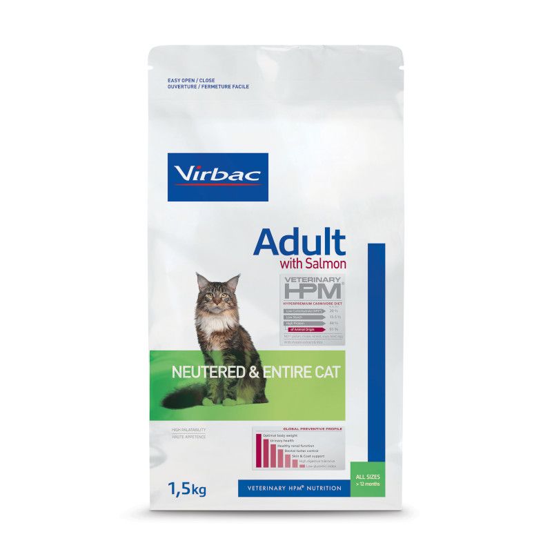 Veterinary HPM Adult Neutered & Entire cat au saumon Veterinary HPM Adult Neutered & Entire cat au saumon