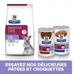 Hill's Prescription Diet Canine I/D Low Fat Digestive Care Activ Biome+ Poulet