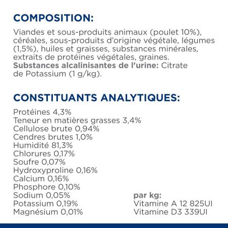 Hill's Precription Diet Canine C/D Multicare Mijotés Poulet & Légumes Boîte Hill's Precription Diet Canine C/D Multicare Mijotés Poulet & Légumes Boîte