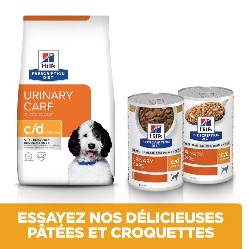 Hill's Precription Diet Canine C/D Multicare Mijotés Poulet & Légumes Boîte Hill's Precription Diet Canine C/D Multicare Mijotés Poulet & Légumes Boîte
