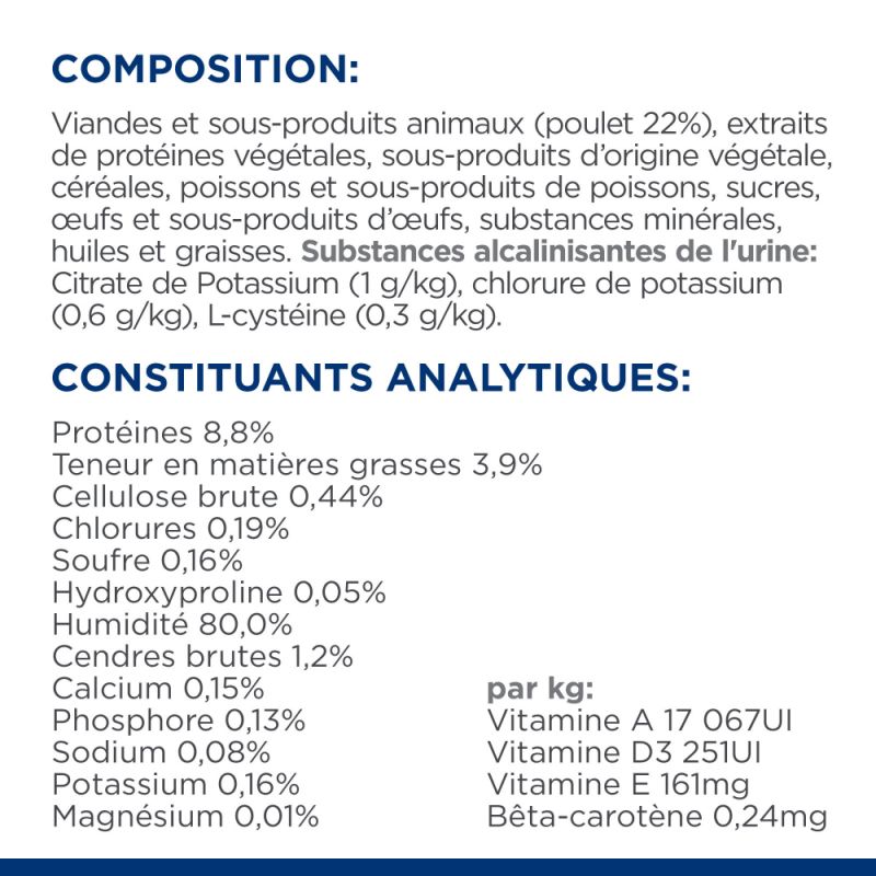 Hill's Prescription Diet Feline C/D Multicare Poulet 12 x 85 g