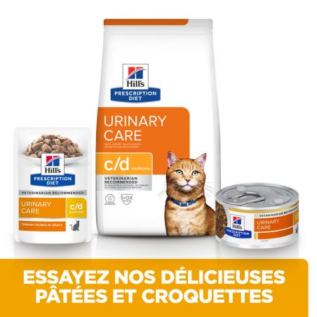 Hill's Prescription Diet Feline C/D Multicare Poulet 12 x 85 g