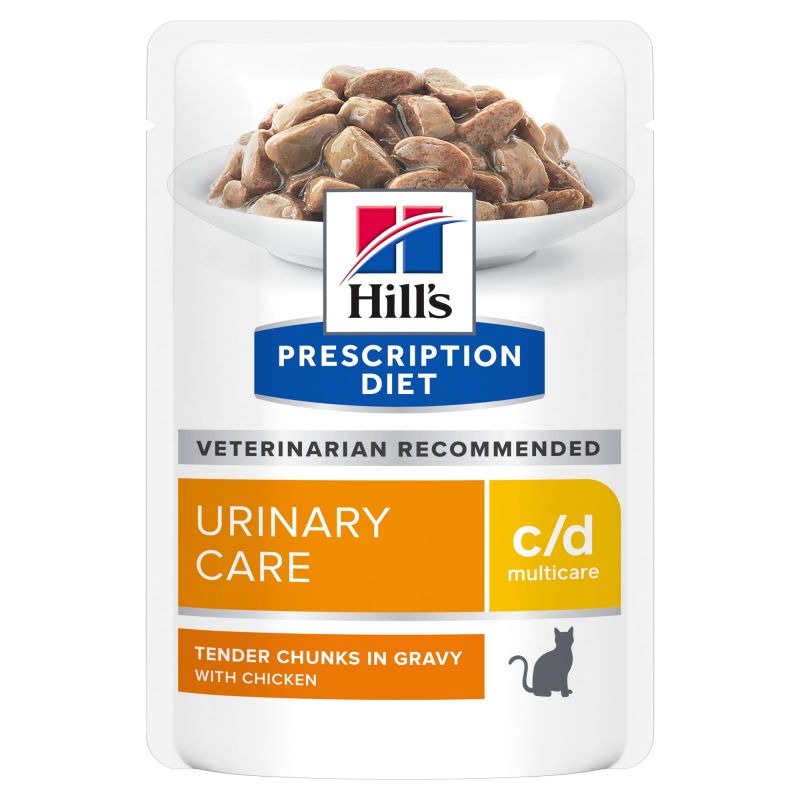 Hill's Prescription Diet Feline C/D Multicare Poulet 12 x 85 g
