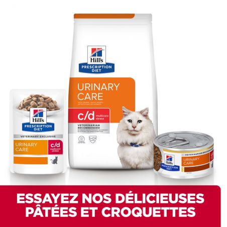 Hill's Prescription Diet Feline C/D Urinary Stress Mijoté au poulet24 x 82 g Hill's Prescription Diet Feline C/D Urinary Stress Mijoté au poulet24 x 82 g