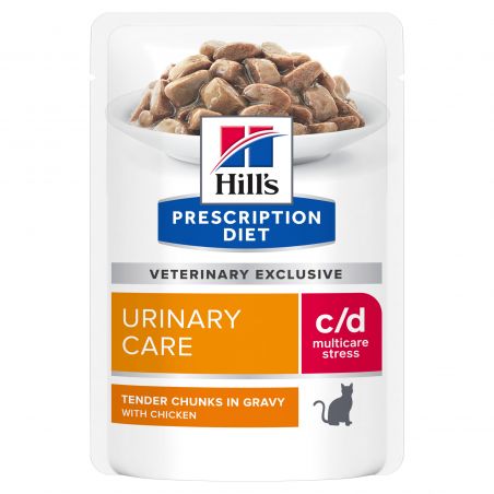 Hill's Prescription Diet Feline C/D Urinary Stress Poulet 12 x 85 g Hill's Prescription Diet Feline C/D Urinary Stress Poulet 12 x 85 g