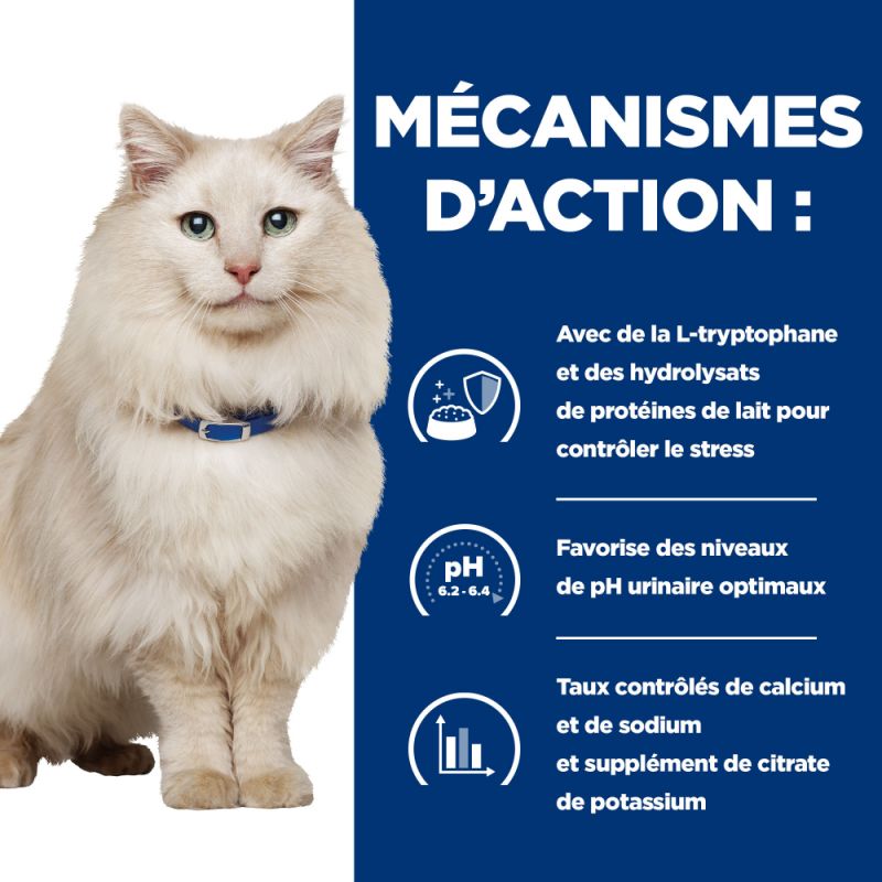 Hill's Prescription Diet Feline C/D Urinary Stress Saumon 12 x 85 g