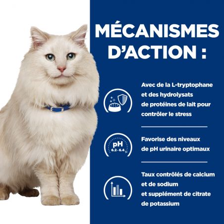 Hill's Prescription Diet Feline C/D Urinary Stress Saumon 12 x 85 g