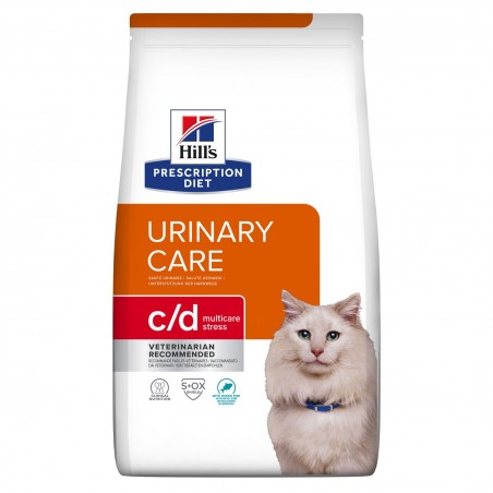 Hill's Prescription Diet Chat C/D Urinary Stress Multicare au Poisson Hill's Prescription Diet Chat C/D Urinary Stress Multicare au Poisson