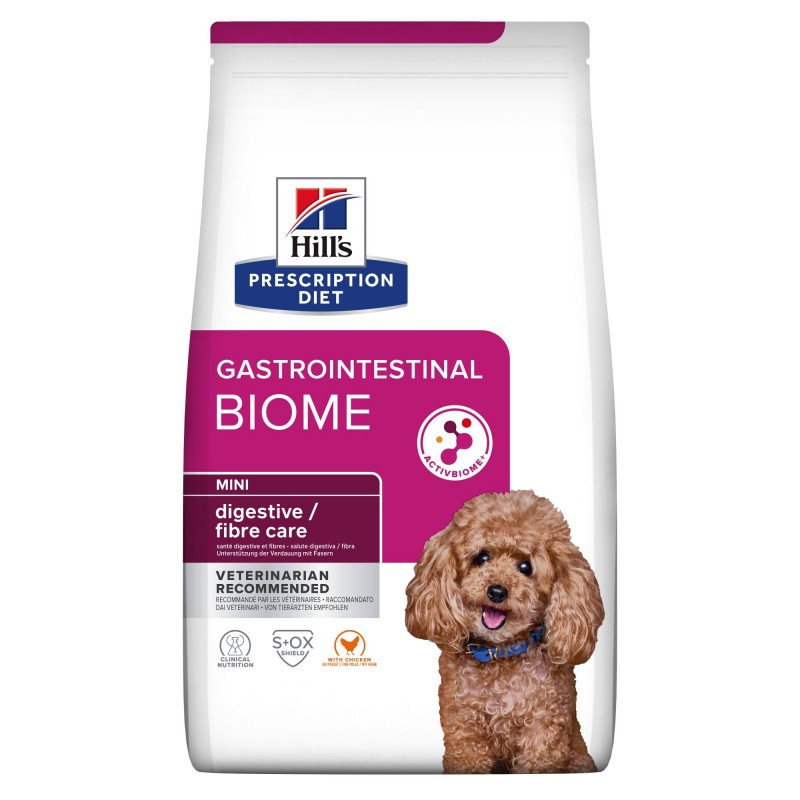 Hill's Prescription Diet Chien Gastrointestinal Biome Mini au Poulet Hill's Prescription Diet Chien Gastrointestinal Biome Mini au Poulet