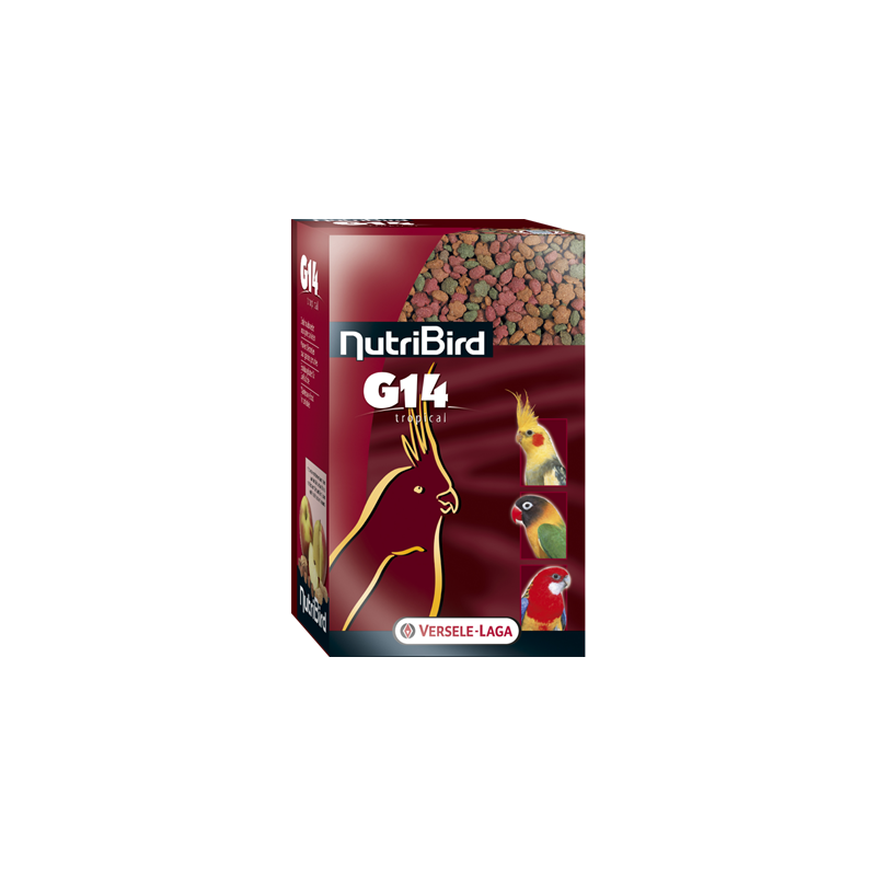 Versela Laga Nutribird Grandes Perruches G14 Original Boîte de 1 kg Versela Laga Nutribird Grandes Perruches G14 Original Boîte de 1 kg