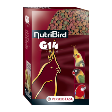 Versela Laga Nutribird Grandes Perruches G14 Original Boîte de 1 kg Versela Laga Nutribird Grandes Perruches G14 Original Boîte de 1 kg