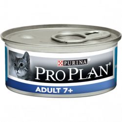 Proplan Cat Adult  7 + Thon pour chats seniors - 24 boîtes de 85 g