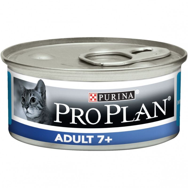 Proplan Cat Adult 7+ thon24 boites de 85 g