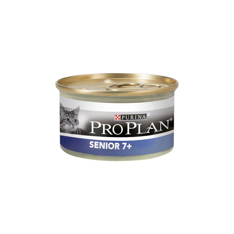 Proplan Cat Adult  7+ Boite Thon chats seniors