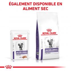Royal Canin Veterinary Diet Cat Mature Consult Balance en Mousse - 12 sachets de 85 g
