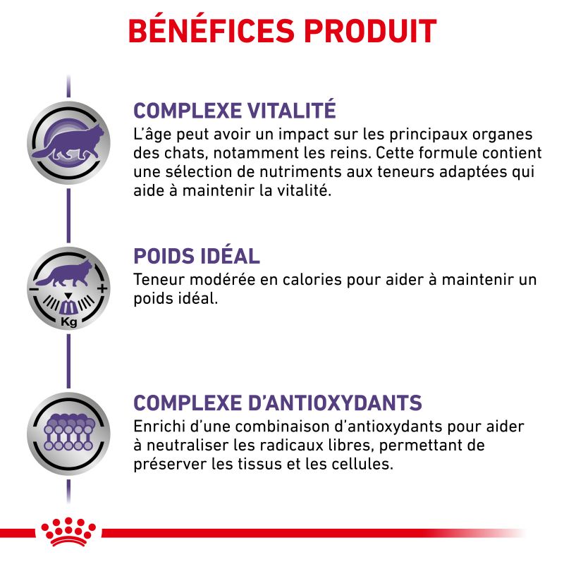 Royal Canin Veterinary Diet Cat Mature Consult Balance en Mousse - 12 sachets de 85 g