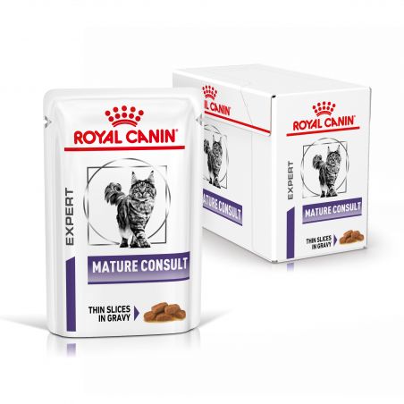 Royal Canin Cat Mature Consult 12 sachets repas de 85 g Royal Canin Cat Mature Consult 12 sachets repas de 85 g