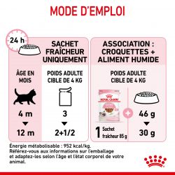 Royal Canin Cat Kitten émincé en sauce - 12 sachets de 85 g