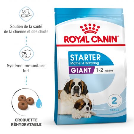 Royal Canin Dog Starter Mother & Babydog Giant Sac de 15 kg Royal Canin Dog Starter Mother & Babydog Giant Sac de 15 kg