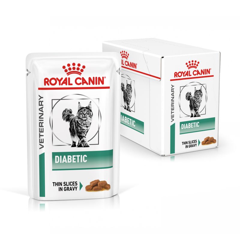 Royal Canin Veterinary diet cat Diabetic en sauce 12 x 85 g Royal Canin Veterinary diet cat Diabetic en sauce 12 x 85 g
