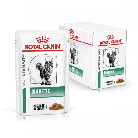 Royal Canin Veterinary diet cat Diabetic en sauce 12 x 85 g Royal Canin Veterinary diet cat Diabetic en sauce 12 x 85 g