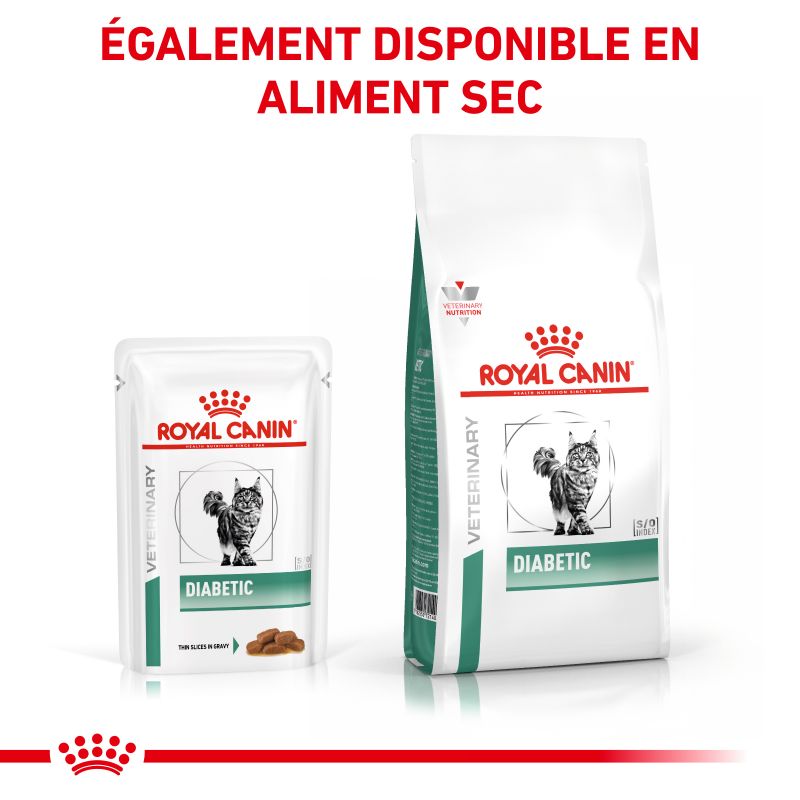 Royal Canin Veterinary diet cat Diabetic en sauce 12 x 85 g Royal Canin Veterinary diet cat Diabetic en sauce 12 x 85 g