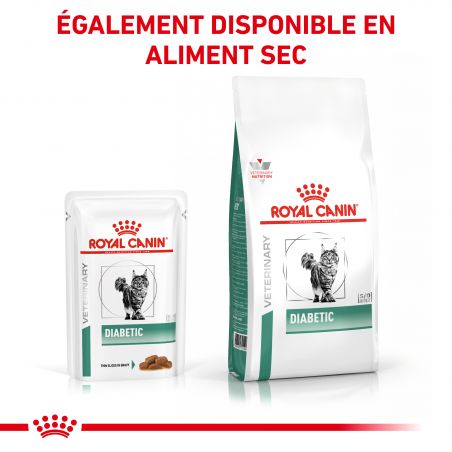 Royal Canin Veterinary diet cat Diabetic en sauce 12 x 85 g Royal Canin Veterinary diet cat Diabetic en sauce 12 x 85 g