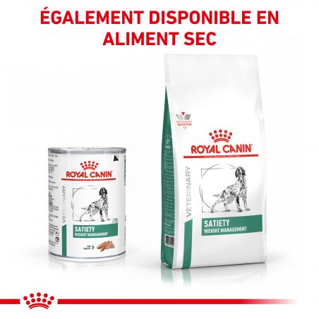 Royal Canin Veterinary Diet Dog Satiety Support - 12 boite de 410g Royal Canin Veterinary Diet Dog Satiety Support - 12 boite de 410g