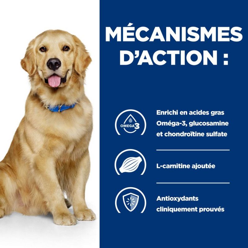 Hill's prescription Diet J/D Joint Care Reduced calorie pour chien au poulet- JungleVet