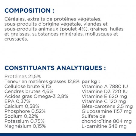 Hill's prescription Diet J/D Joint Care Reduced calorie pour chien au poulet- JungleVet