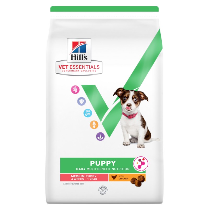 Hill's Vet Essentials Multi Benefit Puppy Medium Poulet 8 kg Hill's Vet Essentials Multi Benefit Puppy Medium Poulet 8 kg