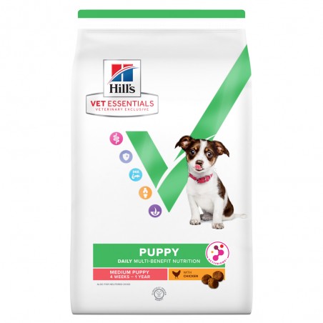 Hill's Vet Essentials Multi Benefit Puppy Medium Poulet 8 kg Hill's Vet Essentials Multi Benefit Puppy Medium Poulet 8 kg