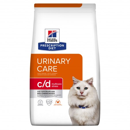 C/D Urinary Stress Multicare Croquettes pour Chat au Poulet C/D Urinary Stress Multicare Croquettes pour Chat au Poulet