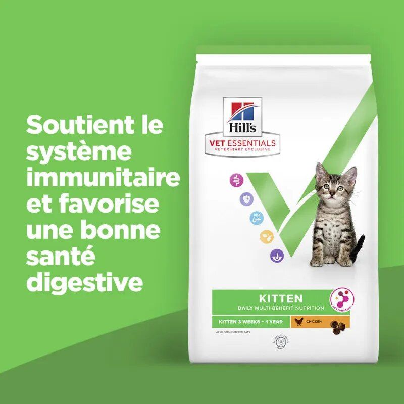 Hill's Vet Essentials Multi Benefit Kitten Poulet Hill's Vet Essentials Multi Benefit Kitten Poulet