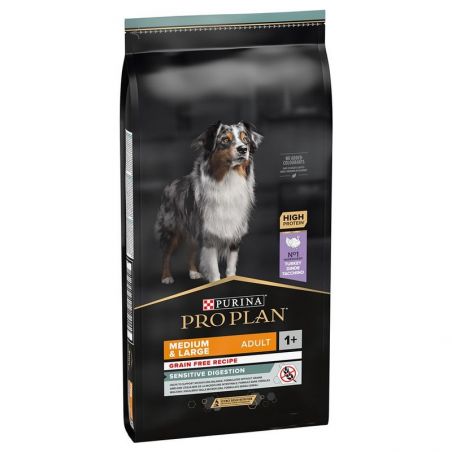 Purina Proplan Dog Medium/Large Sensitive Optidigest Grain Free Dinde Purina Proplan Dog Medium/Large Sensitive Optidigest Grain Free Dinde