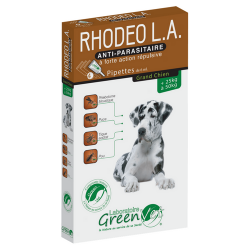 Rhodeo pipettes anti parasitaires pour grand chien