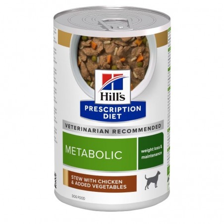 Hill's Prescription Diet Metabolic Mijoté Poulet pour Chien Hill's Prescription Diet Metabolic Mijoté Poulet pour Chien