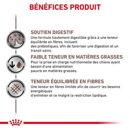 Royal Canin Veterinary Diet Dog Gastro Intestinal Low Fat - Boites